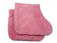 Terry socks for paraffin therapy Pink