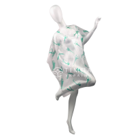 Disposable plastic coloring cape 100x135cm Tools