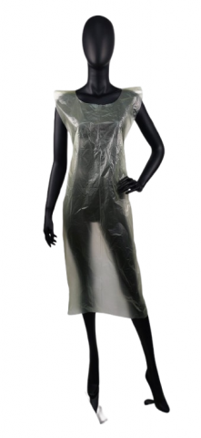 Фартухи одноразові п/е 100х135см жовтий