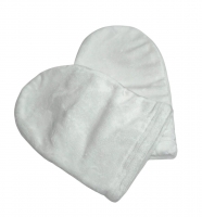 Рукавички махрові для парафінотерапії поліровані Білі